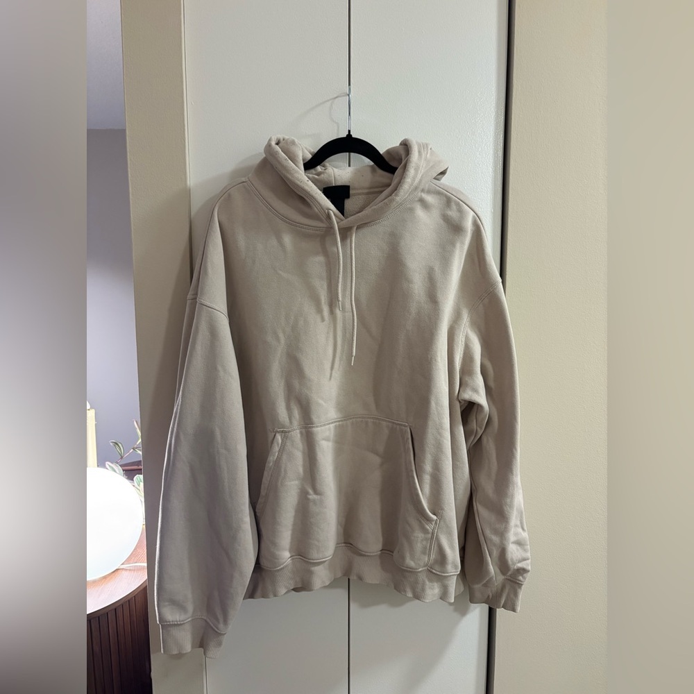 H&M Beige Hoodie for Men